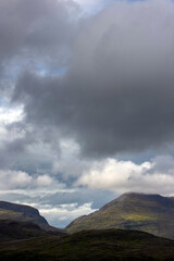 Obraz na płótnie Canvas Killarney Ireland Ring of Kerry. Clouds.