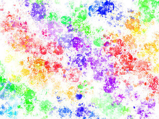 Rainbow Watercolor Background. watercolor scribble texture. Abstract watercolor on white background.	
