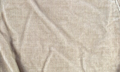 An abstraction. Texture of corduroy fabric