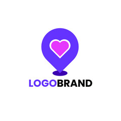 Love logo design. Icon and logo design template