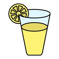Vector Lemonade Filled Outline Icon Design