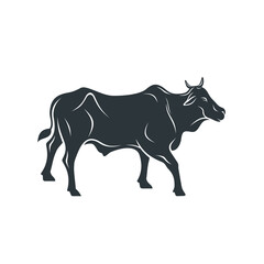 asian cow illustration 