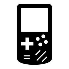 Vector Gameboy Glyph Icon Design