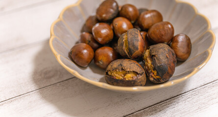 焼き栗と天津甘栗