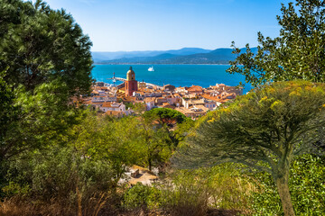 Fototapeta na wymiar Saint-Tropez, Côte d’Azur, France