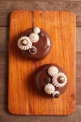 Tasty homemade chocolate cake