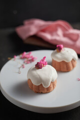 Homemade Rose Milk Cakes