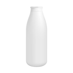 White shampoo bottle. Cosmetic hair lotion container blank. Liquid soap tube design. Round tubular bottle, bathroom milk liquid, gel package realistic template, shiny object