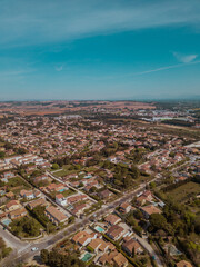 Obraz premium Aerial view of Avignon, Provence, France