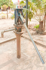 hand pump groundwater.