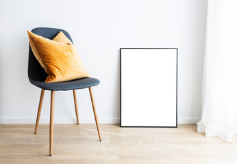 Modern interior mock up frame