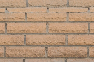 Beige Sand Brickwork Wall Texture Brick Background
