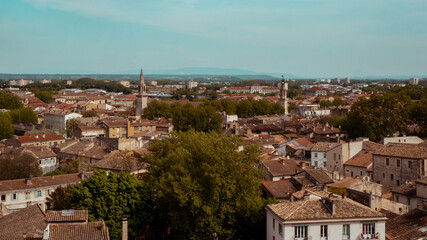 Fototapeta na wymiar Panoramic view. Avignon, Provence, France