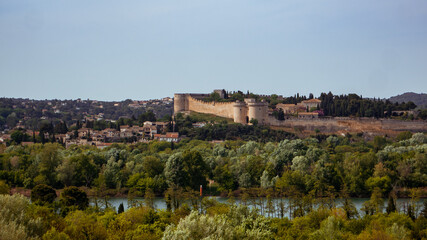 Fototapeta na wymiar The Hill of Mourgues, Avignon, Provence, France