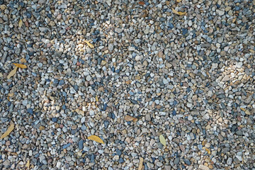 Small colorful gravel pebbles stone ground