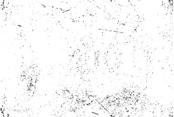 Grunge black and white pattern. Monochrome particles abstract texture. Background of cracks, scuffs, chips, stains, ink spots, lines. Dark design background surface.Grunge Texture Vector