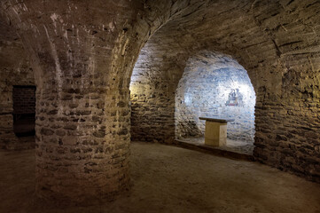 The 10th Century Abbey of St Michel de Cuxa in the Eastern Pyrenees (France)