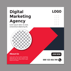 Digital Marketing Agency Promotion Instagram post 
