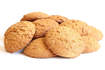Oatmeal cookies. Delicious, crumbly, aromatic oatmeal cookies for tea. 
