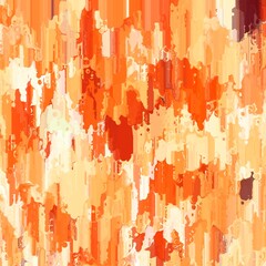 Bright abstract background with leaking and flowing effect. Orange shades melted down