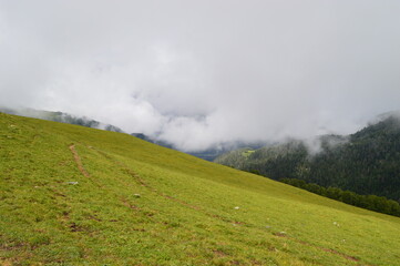 landscape with clouds