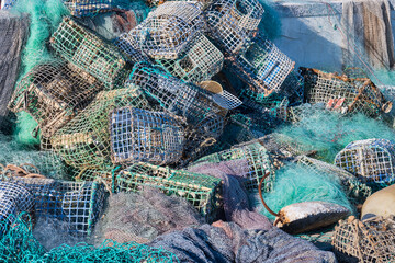 fishing nests for shellfish