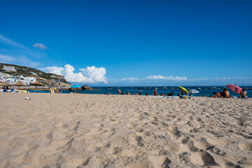 Fototapeta na wymiar SEsimbra beach in Portugal