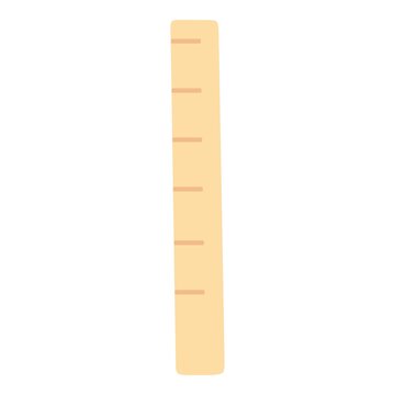 recommend clip art: Wood ruler icon cartoon vector. Wooden cm