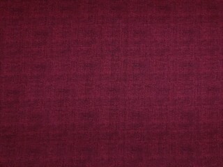 Fototapeta premium Linen weathered fabric texture in burgundy