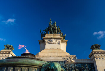 Obraz premium Monumento à Independência do Parque da Independência localizado na cidade de São Paulo