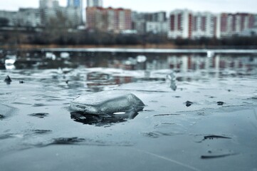 ice on the river