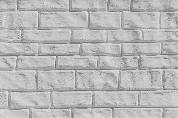 Light gray or white brick wall surface texture background