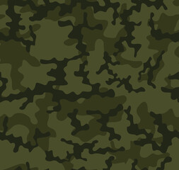 Fototapeta premium Camouflage trendy background, classic stylish clothing seamless pattern.