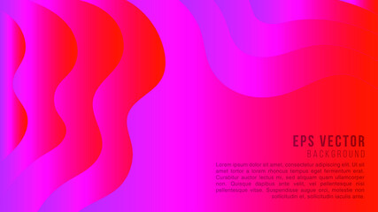 Red papercut abstract shape text background with gradient light. can use for poster, banner, flyer, pamphlet, leaflet, brochure, catalog, web, site, website, presentation, book cover backgrounds
