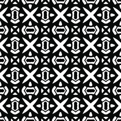  Vector pattern with symmetrical elements . Repeating geometric tiles from striped elements. black patterns.