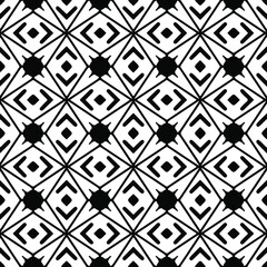  Vector pattern with symmetrical elements . Repeating geometric tiles from striped elements. black patterns.