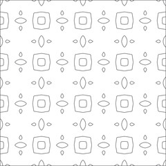 Vector pattern with symmetrical elements . Repeating geometric tiles from striped elements. black patterns.