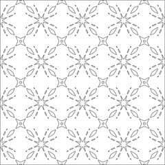 Vector pattern with symmetrical elements . Repeating geometric tiles from striped elements. black patterns.
