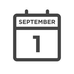 September 1 Calendar Day or Calender Date for Deadlines or Appointment
