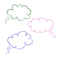 Bubble callout for text vector  illustration.