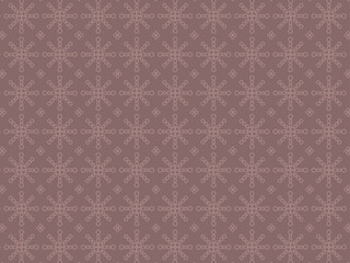 Geometric background from flowers red. Uniform pattern background.