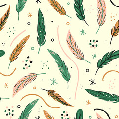 Feather pattern. Feather background