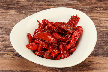 Dried tomato with olive oil