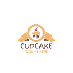 cake and bakery logo vector image