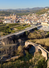 Naklejka premium Vista del pueblo de Sot de Ferrer, en la provincia de Castellón. Comunidad Valenciana. España. Europa