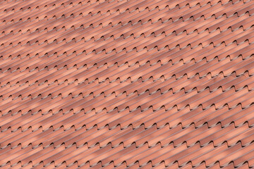 Brown tile metal tiles roof surface house pattern texture home background