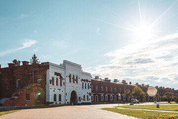 The chain of buildings in the Brest Fortress