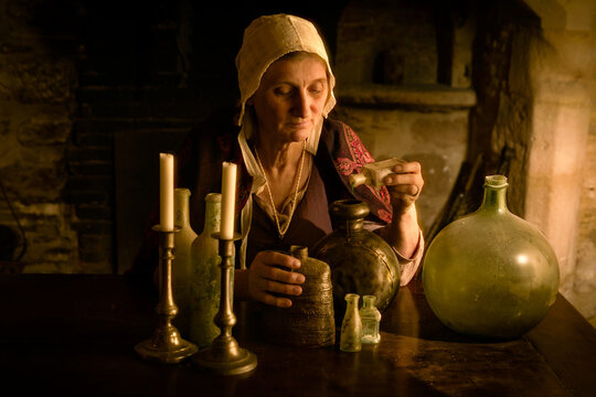 Medieval alchemist