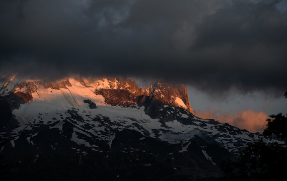Sunset in Montblanc