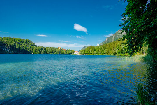 Alpsee am Schloss Neu Schwanstein in F&uuml;ssen